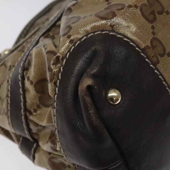 GUCCI GG Crystal Tote Bag Brown 223964 Auth KD062 - Picture 13 of 16